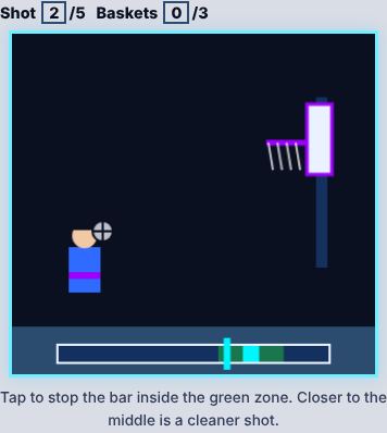 Hoop Shot game